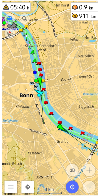 AIS vessel tracker