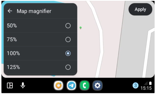 Android Auto Map Magnifier