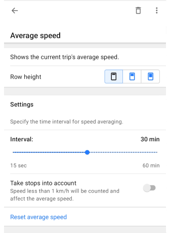 Average speed