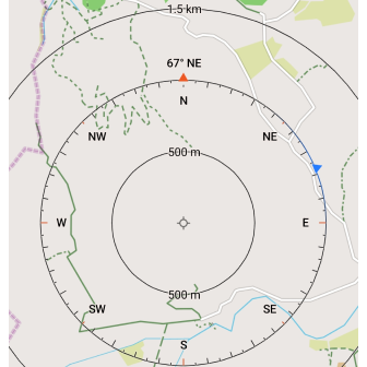 Compass ruler