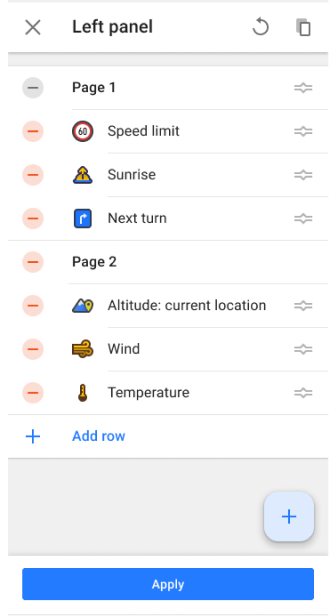 Configure Screen