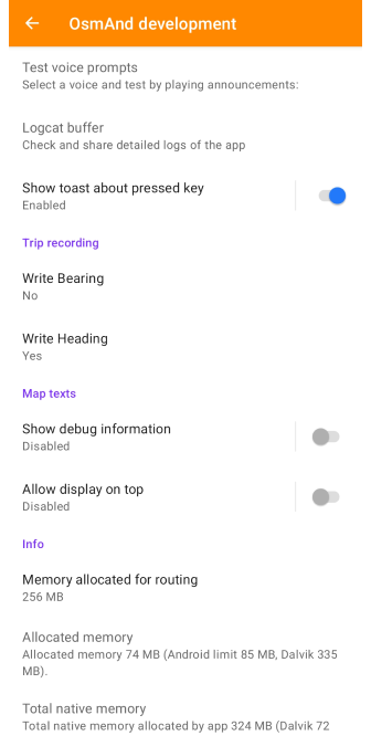 Development Settings 2 Android