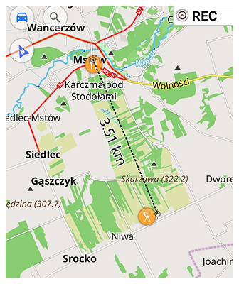 Distance by Tap Android