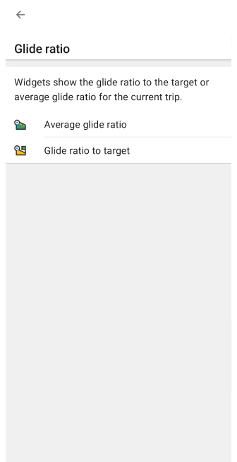 Glide ratio