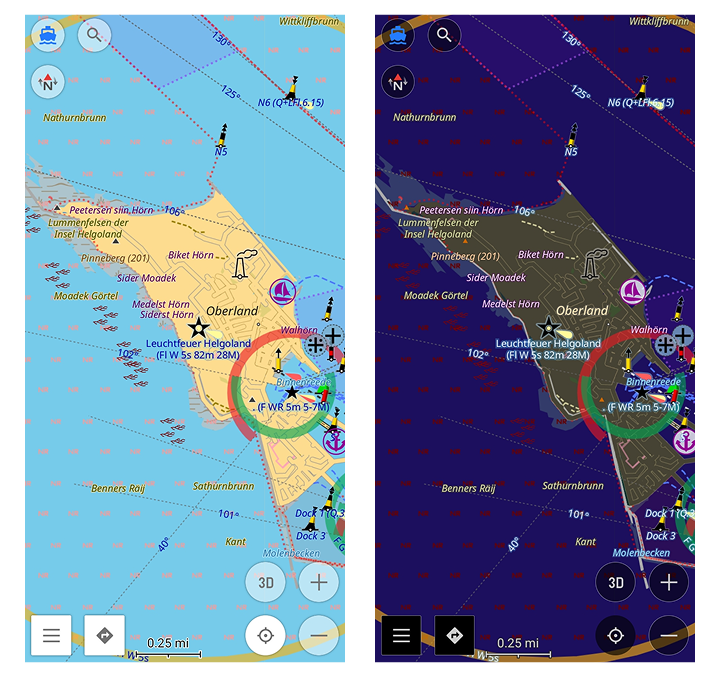 Marine map style