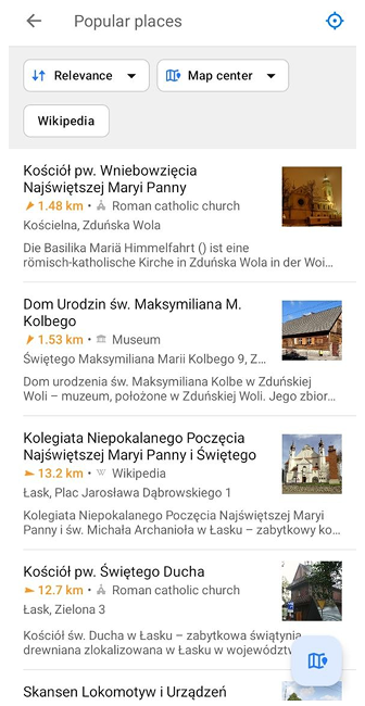 Popular Places Nearby