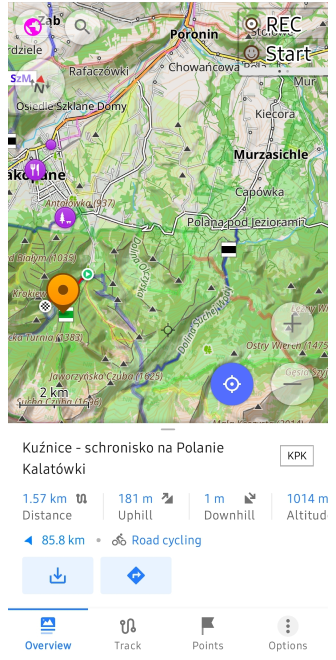 Route info