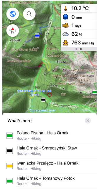 Route info