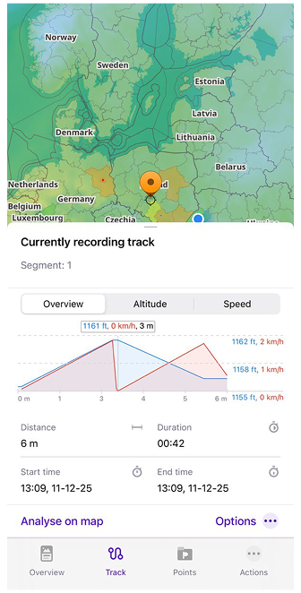 Terminer l&#39;enregistrement sur iOS