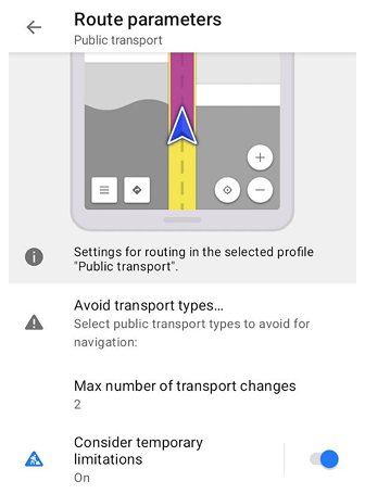 Numero massimo di cambi di trasporto