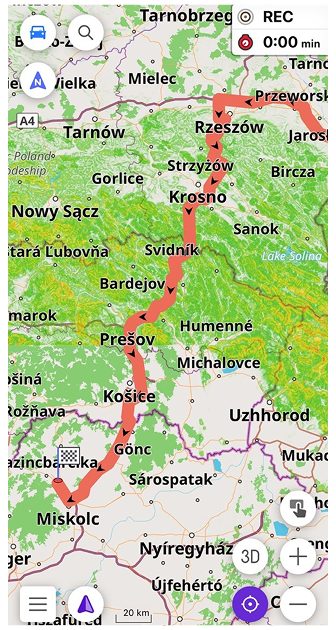 Schermata di navigazione iOS 1