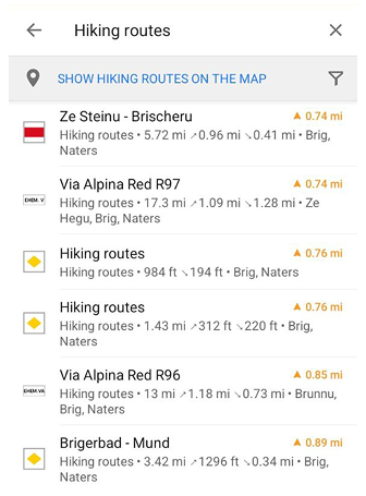 Percorsi sul terreno
