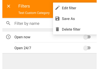 Aangepast POI verwijderen Android