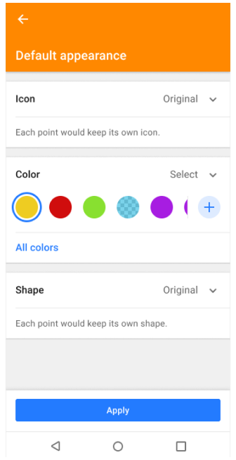 Favorietenmap functies android