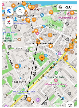 Distância por Toque iOS