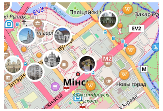 Wikipedia no mapa
