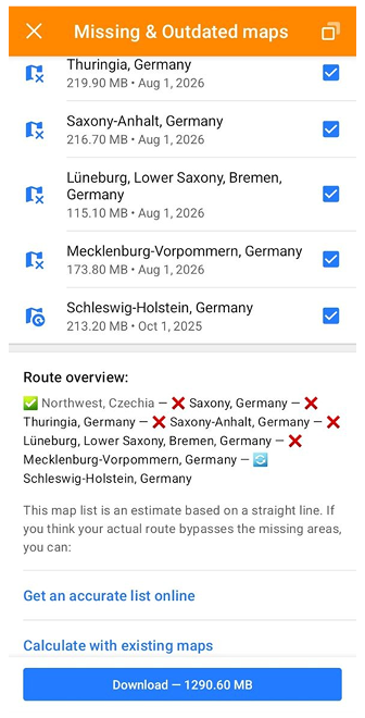 Mensagem sem mapas ao construir navegação Android 5
