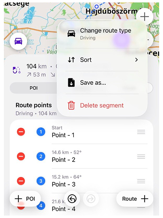 Rota planla ios