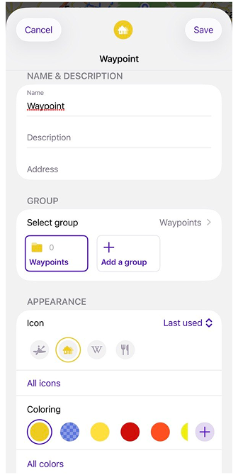 Планування маршруту ios