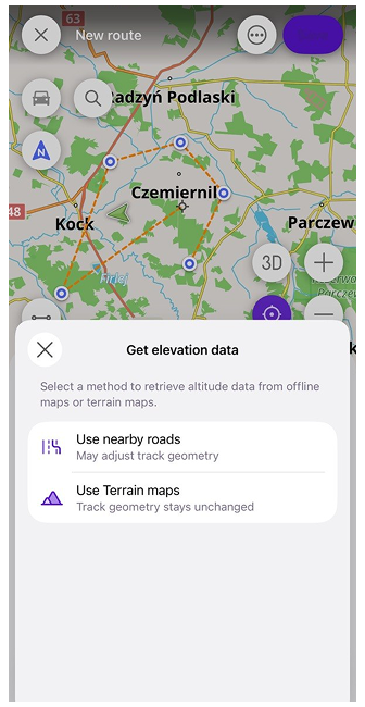 Дані висоти iOS