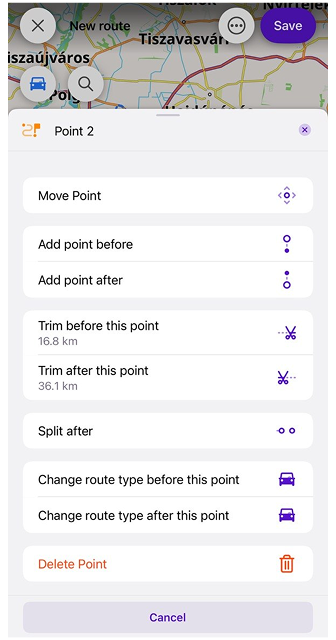 Планування маршруту ios