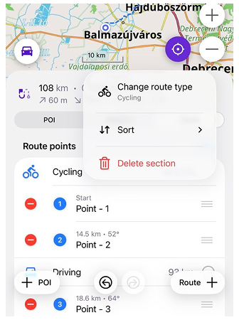Планування маршруту ios
